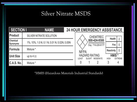 ethanolic silver nitrate|silver nitrate hazards.